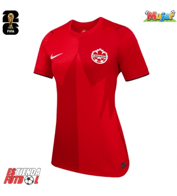 Canadá Primera Equipación Mujer Mundial 2026 Manga Corta